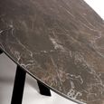 Galaxy Dining Table - Brown Ceramic - 6 Seater - 180cm - Oval