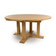 Madrid Extending Dining Table - Oak - Round - 6-8 Seater - 160cm-210cm