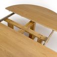 Madrid Extending Dining Table - Oak - Round - 6-8 Seater - 160cm-210cm