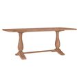 Cannes Dining Table - 8 Seater - 202cm - Timber Wood