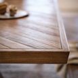 Sorrento Dining Table - 8 Seater - 205cm - Chevron - Elm Wood