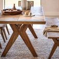 Sorrento Dining Table - 8 Seater - 205cm - Chevron - Elm Wood