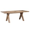 Sorrento Dining Table - 8 Seater - 205cm - Chevron - Elm Wood