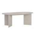 Family Dining Table - 8 Seater - 200cm - Oval - Cashmere