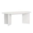 Family Dining Table - 8 Seater - 200cm - Oval - White