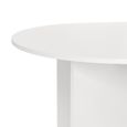 Family Dining Table - 8 Seater - 200cm - Oval - White
