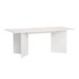 Family Dining Table - 8 Seater - 200cm - White