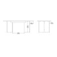 Family Dining Table - 8 Seater - 200cm - White