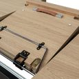 Dalton Extending Dining Table - 6-8 Seater - 160cm-200cm - Light Oak - Spider Legs
