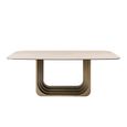 Maxfield Dining Table - 200cm - 8 Seater - Beige - Ceramic