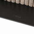 La Cantera Dining Table - 200cm - 8 Seater - Oval - Fluted Base - Beige - Travertine