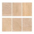 Renaissance Dining Table - 240cm - 10 Seater - Pedestal - Beige - Travertine