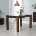 Dakota Dining Table - 120cm - 4 Seater - Dark Mango Wood