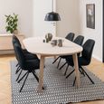 A Line Extending Dining Table - 4-6 Seater - 120cm-220cm - Oiled Oak