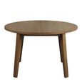 A-Line Smoked Oak 4 Seater Round Dining Table