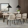 A Line Dining Table - 8 Seater - 200cm - Smoked Oak