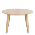 A-Line White Oak 4 Seater Round Dining Table
