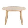 A Line Dining Table - 4 Seater - Round - 120cm - White Oak