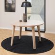A Line Dining Table - 4 Seater - Round - 120cm - White Oak