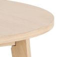 A-Line White Oak 4 Seater Round Dining Table