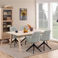 A-Line White Oak 8 Seater Dining Table