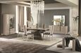 Teodora Extending Pedestal Dining Table - 6-8 Seater - 160-210cm - Cream Gloss