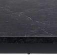 Amble Black Marble Effect 6 Seater Dining Table