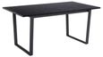 Amble Black Marble Effect 6 Seater Dining Table