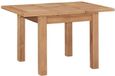 Appleby Oak Dining Table, 90cm-130cm Seats 2 to 4 Diners Extending Top