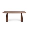 Artemis Dining Table - 6 Seater - 180cm - Curved Leg - Walnut