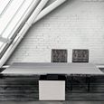 Athena Dining Table - Thin - Marble with Steel Pedestal Base - Variation Available