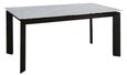 Austyn Argento Grey Ceramic 6-8 Seater Extending Dining Table - 160cm-220cm