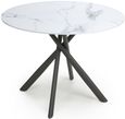 Avesta White Marble Effect 100cm Round Dining Table