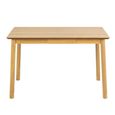 Barlow Matt Oak 4 Seater Dining Table