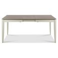 Bergen Grey Washed Oak & Soft Grey Extending Dining Table - 6-8 Seater - 130cm-170cm