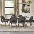 Dansk Scandi Oak Extending Dining Table - 6-10 Seater - 175cm-215cm