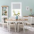 Hampstead Two Tone Round Extending Dining Table - 4-6 Seater - 120cm-165cm