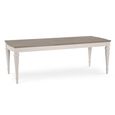 Montreux Grey Washed Oak & Soft Grey Extending Dining Table - 6-10 Seater - 180cm-225cm