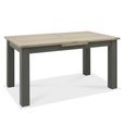 Oakham Dark Grey & Scandi Oak Extending Dining Table - 6-8 Seater - 152cm-192cm
