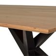 Bergamo Dining Table - Solid Acacia Wood - 6 Seater - Sizes Available