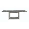 Blade Dining Table - Pedestal - Marble - Variation Available
