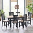 Bordeaux Extending Dining Table - 180cm-220cm - 6-8 Seater - Butterfly - Grey