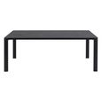 Brentford Dining Table - 8 Seater - 200cm - Black Ceramic
