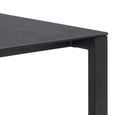 Brentford Dining Table - 8 Seater - 200cm - Black Ceramic