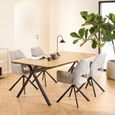 Bristol Dining Table - 8 Seater - 200cm - Oak