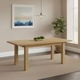 Burford Butterfly Extending Dining Table - 6-8 Seater - 150cm-200cm - Oak