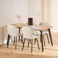Cadiz Dining Table - 6 Seater - 160cm - Oak 