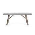 Callisto Dining Table - 8 Seater - 200cm - Smoked Bubble Glass