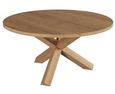 Camas Round Dining Table with Spider Legs - Oak - Variation Available