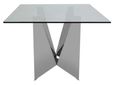 Carlox Dining Table - 8 Seater - 200cm - Glass with Chrome Base